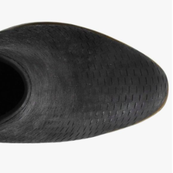 NEW Lucky Brand Womens Suede Baley Ankle Boot Sz 7.5 black - Picture 4 of 5